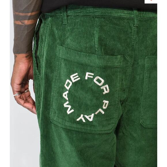 Paterson Dark Green Wide Leg Skate Pants Size 32 - Picture 3 of 8